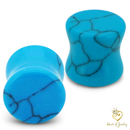 “Bluefire” – Turquoise Gauges That Speak in Color and Courage
